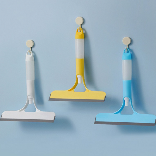 Raclette pour vitre 3 en 1 avec spray