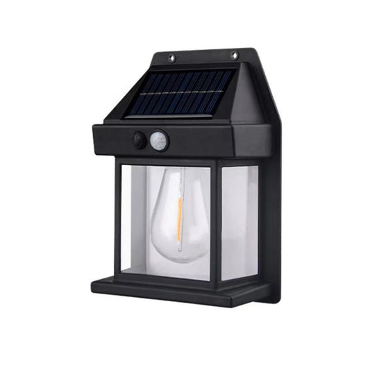 LumiMur Solaire — Lanterne Murale Solaire à Détecteur de Mouvement, Anti-Coupure SEEG