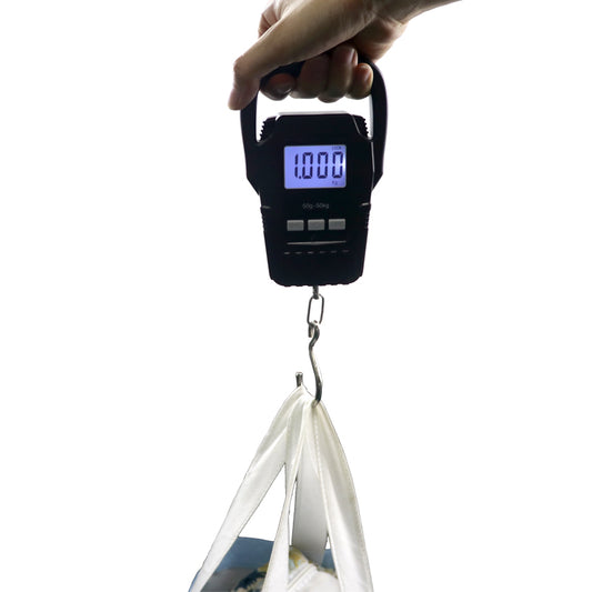Balance Électronique F1976 — Balance Bagage & Marché 50kg, Weight Lock, Précision 5g