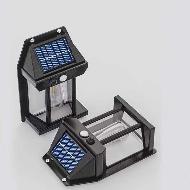 LumiMur Solaire — Lanterne Murale Solaire à Détecteur de Mouvement, Anti-Coupure SEEG
